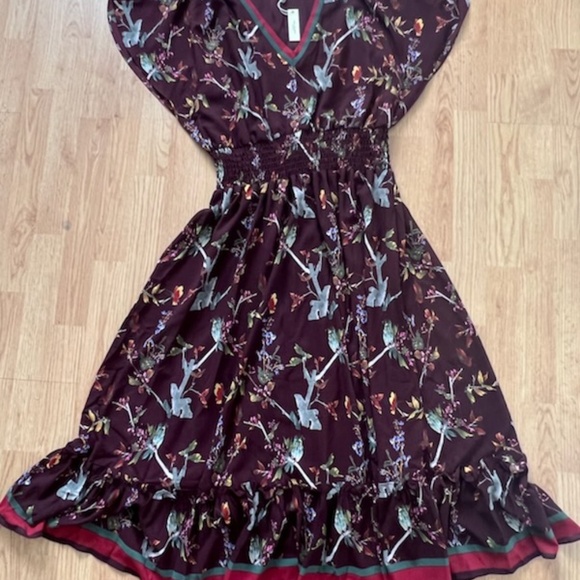 NWT Max Studio Maxi Boho Dress L SOLD!! - Picture 2 of 13